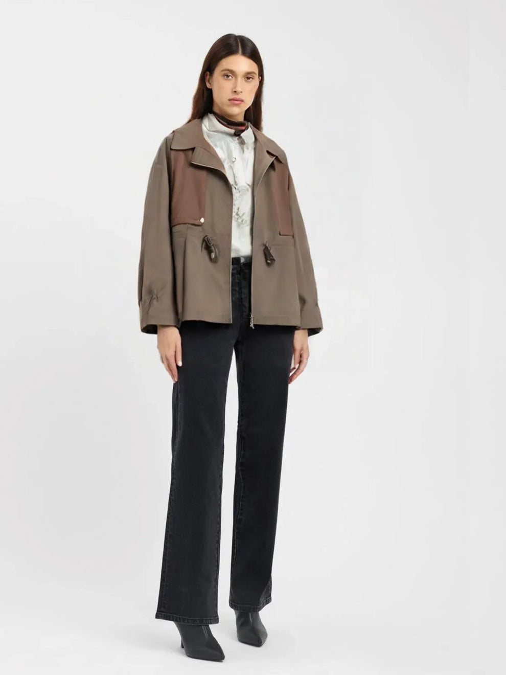 Kopenhaken Louisa Studio Short Jacket Morel Brown