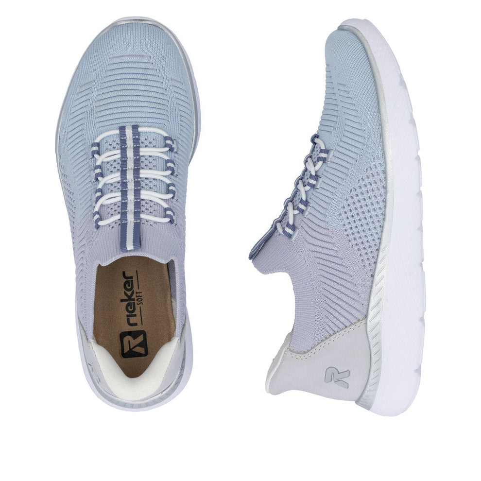 Rieker W Sko Blue - M5066-30