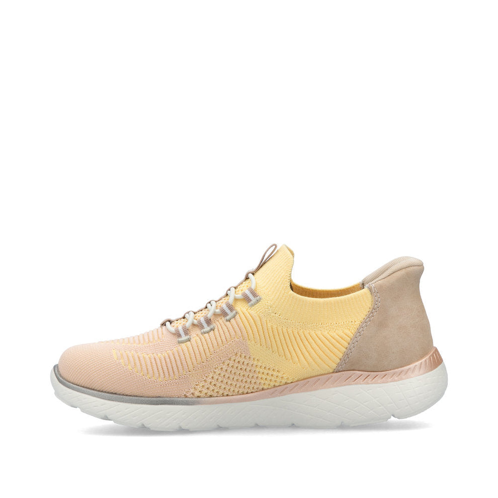 Rieker W Sko Yellow Combination - M5066-68