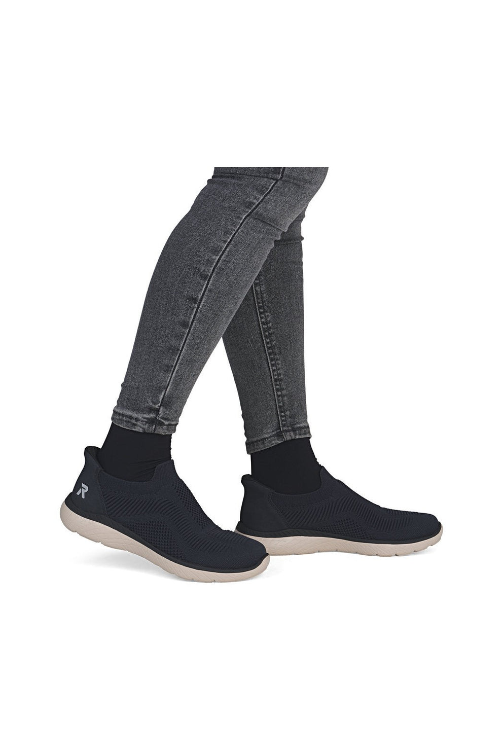 Rieker W Sko Blue - M5072-14
