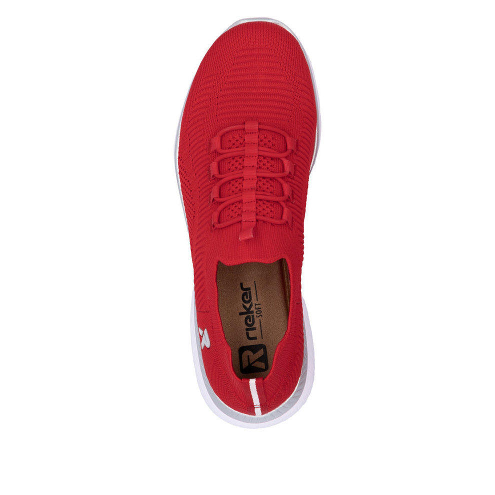 Rieker W Sko Red - M5074-33