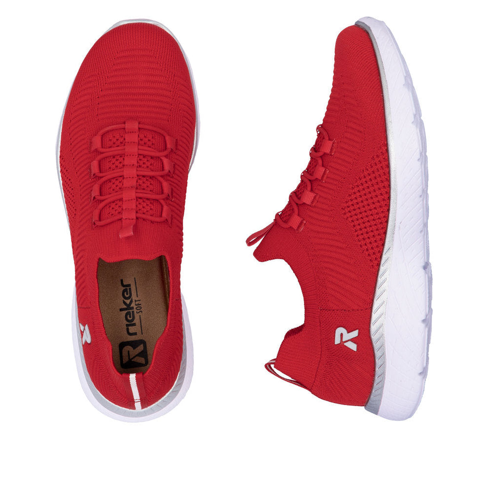 Rieker W Sko Red - M5074-33