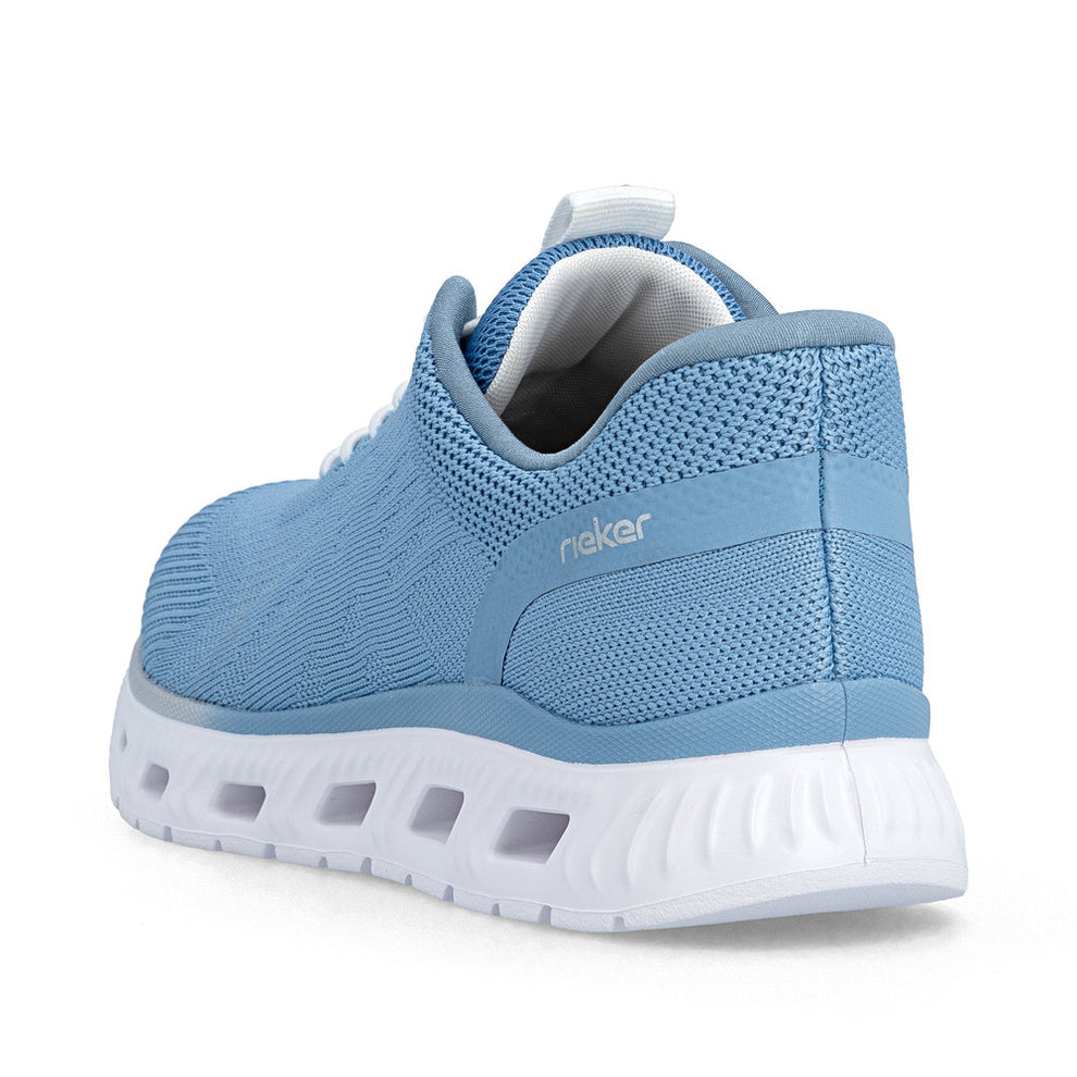 Rieker W Sko Blue - M6075-12