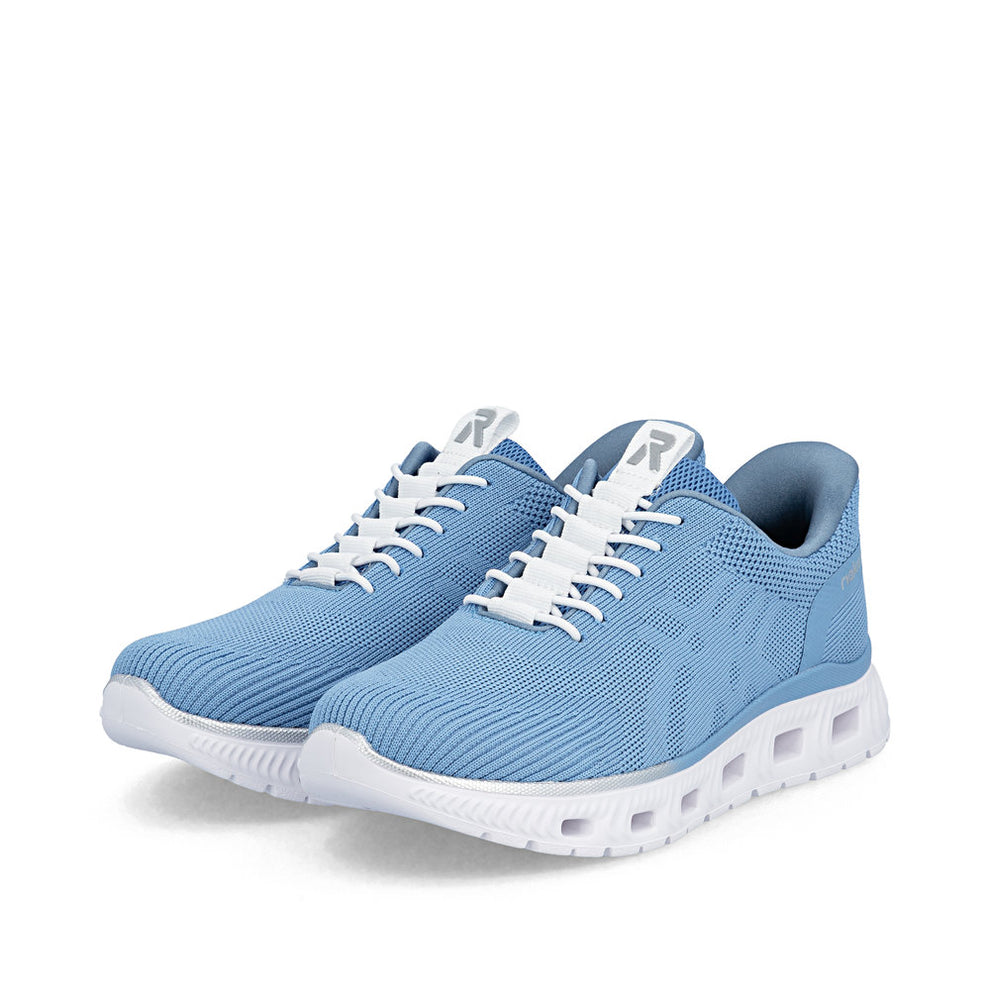 Rieker W Sko Blue - M6075-12
