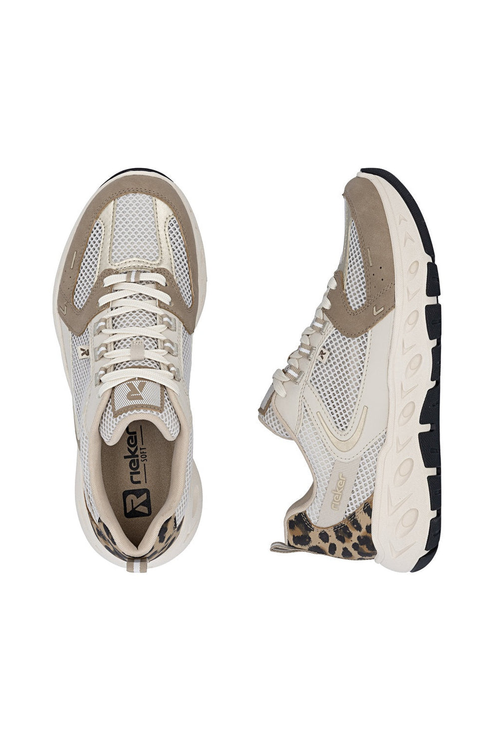 Rieker W Sneakers Beige