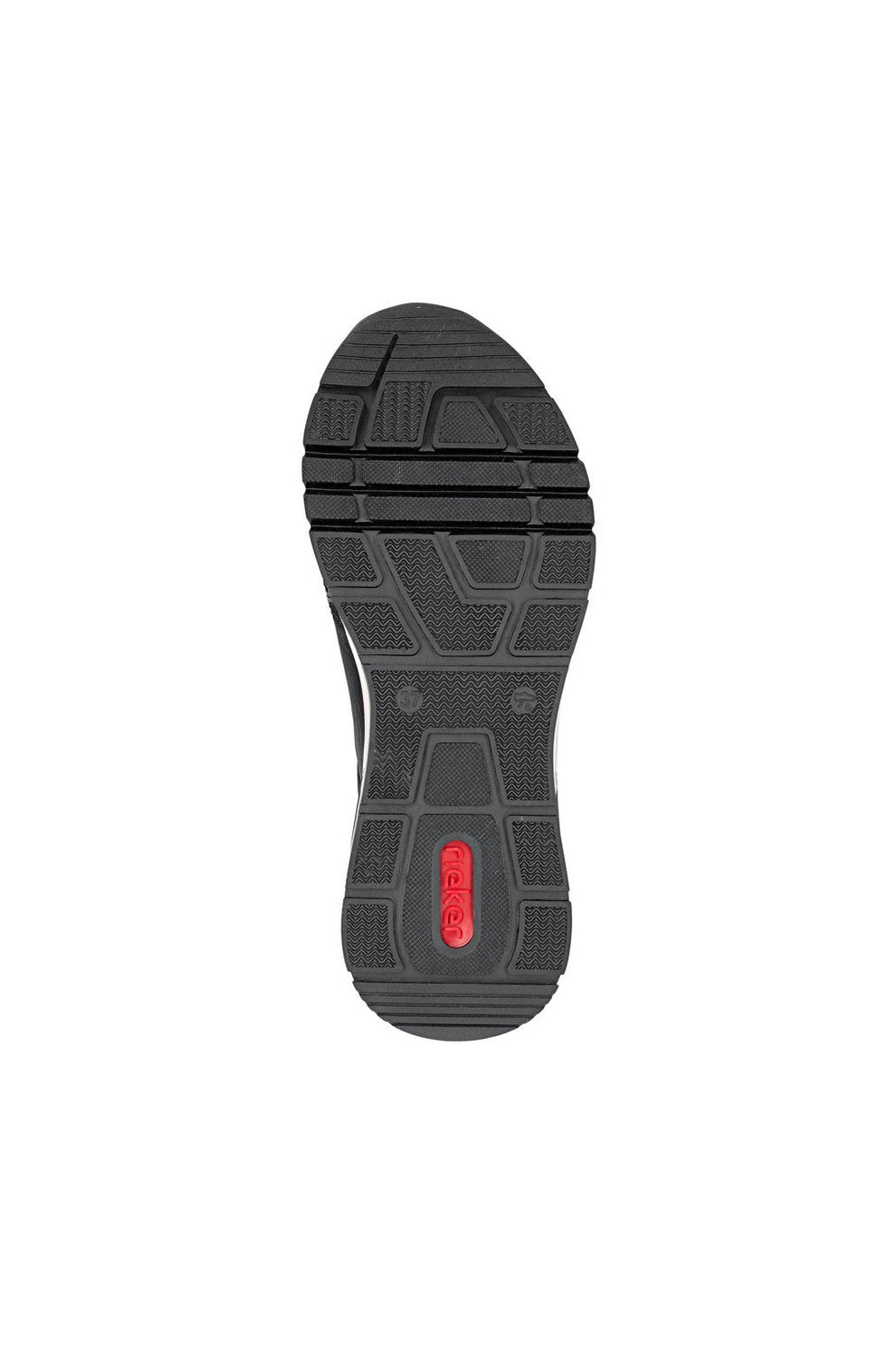 Rieker W Sko Synthetic Sport Sole - Heel/Wedge Black - M6618-00
