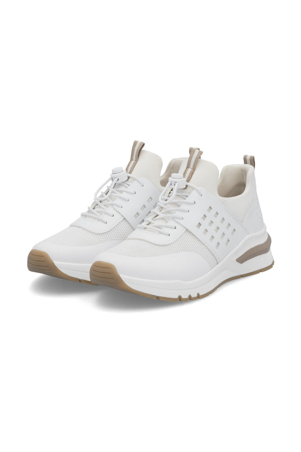 Rieker W Sneakers med Elastiksnøre White