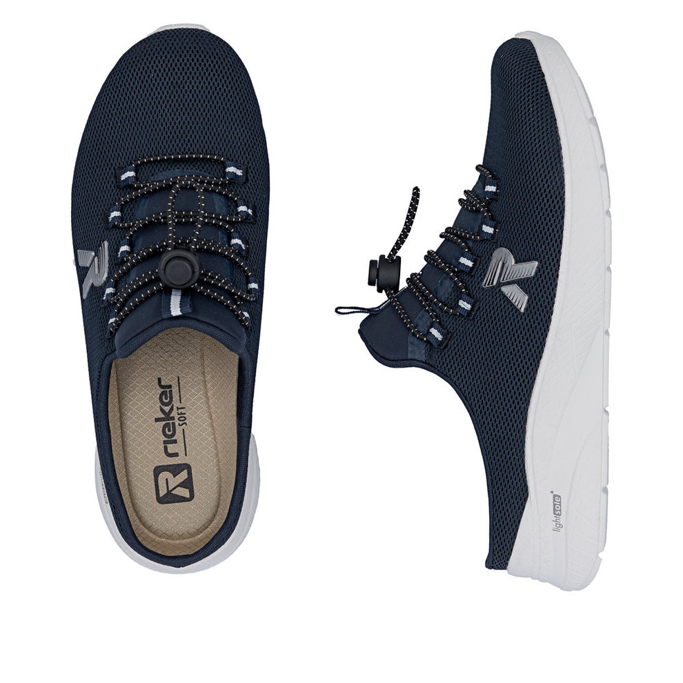 Rieker W Slip-In Sko Blue - M8558-14