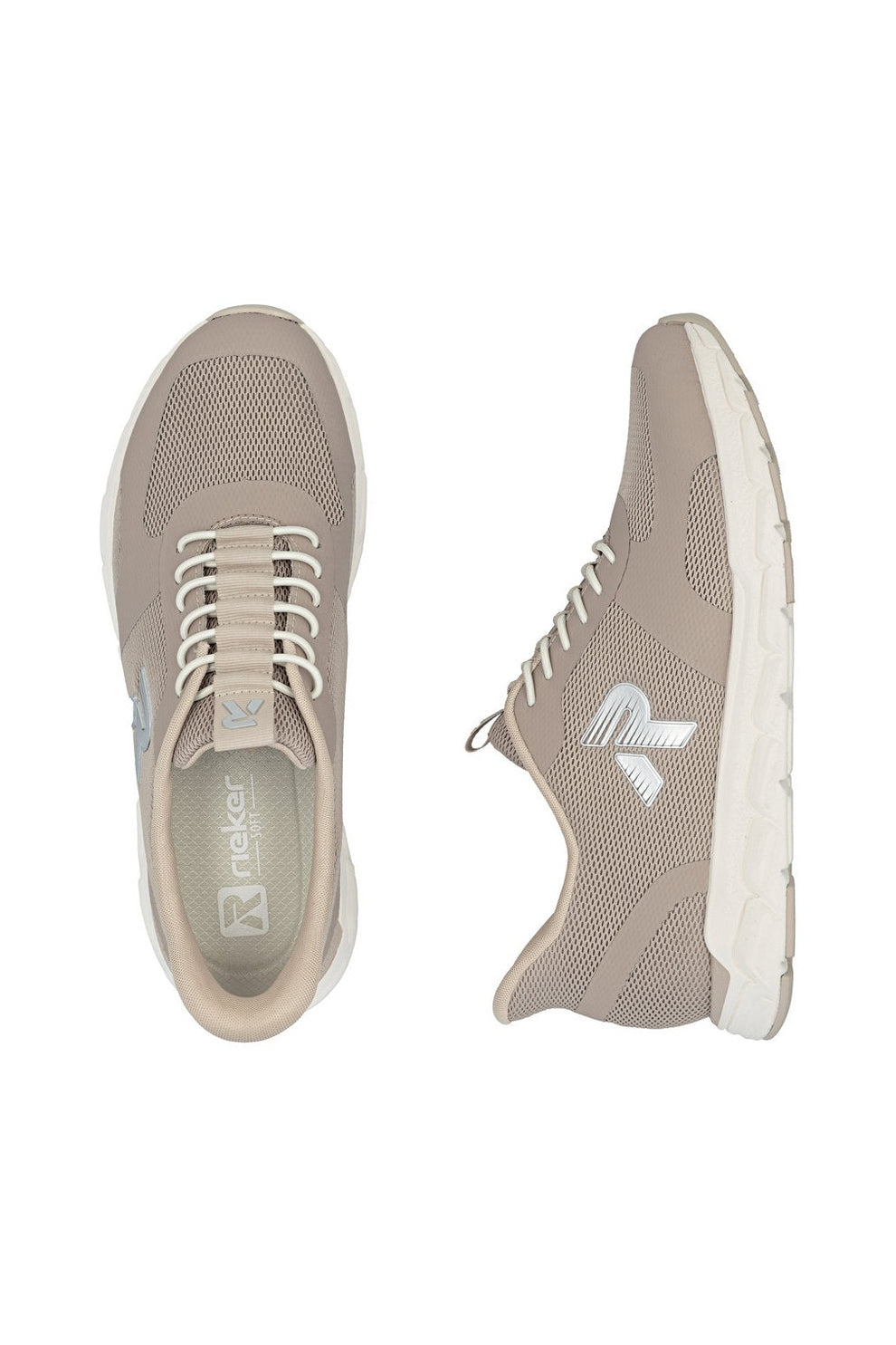 Rieker W Sko Beige - M9052-60