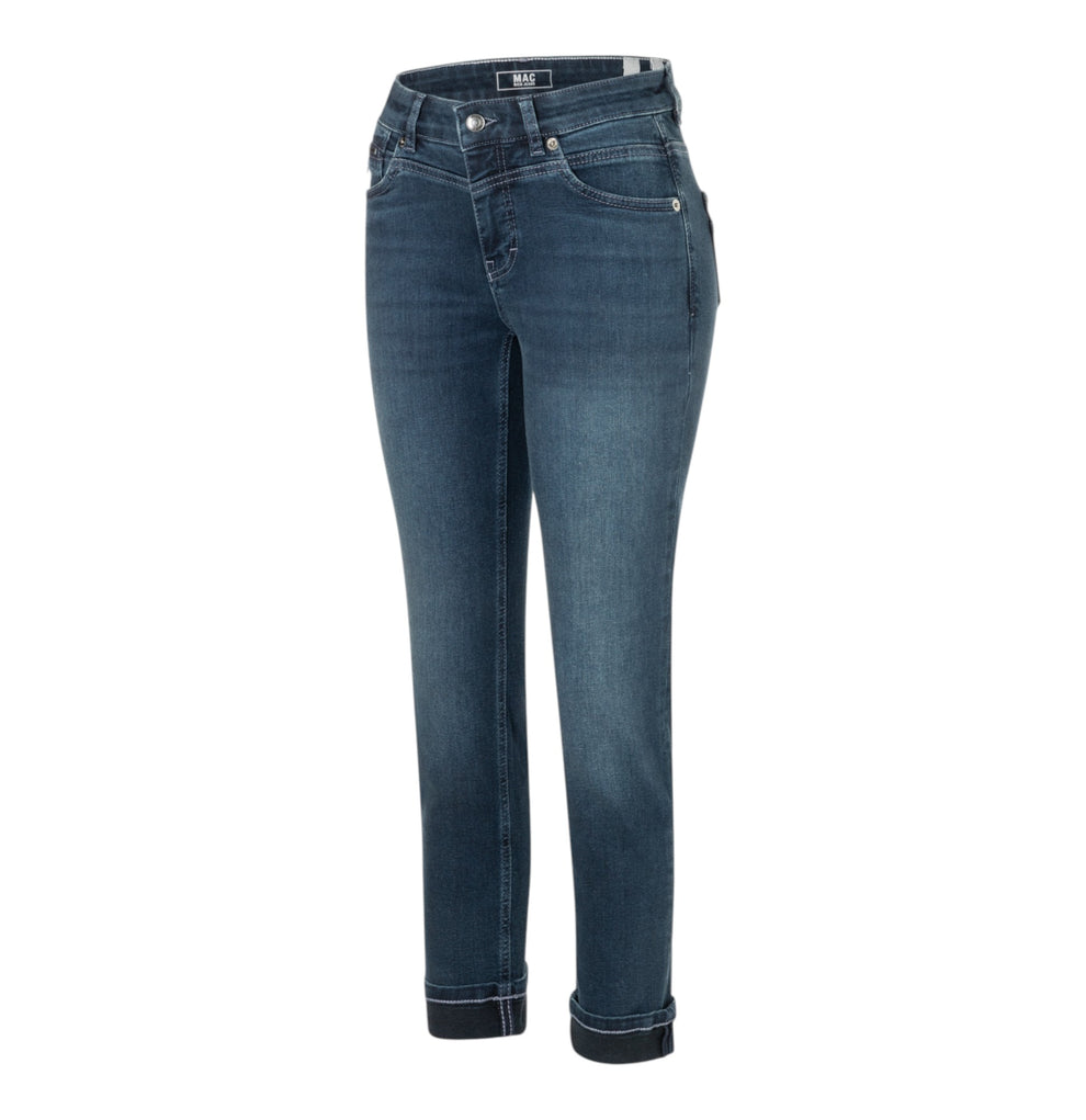 MAC W Rich Slim Trousers Lake Darkblue