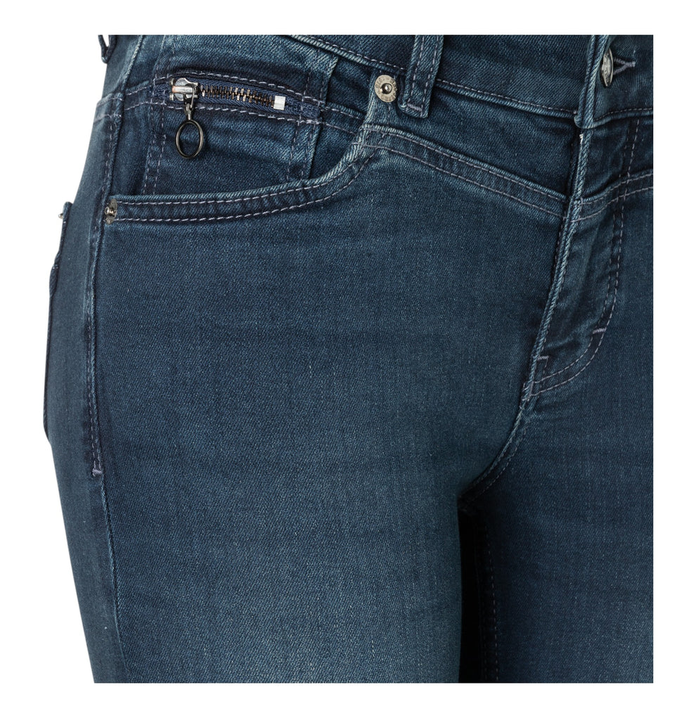 MAC W Rich Slim Trousers Lake Darkblue
