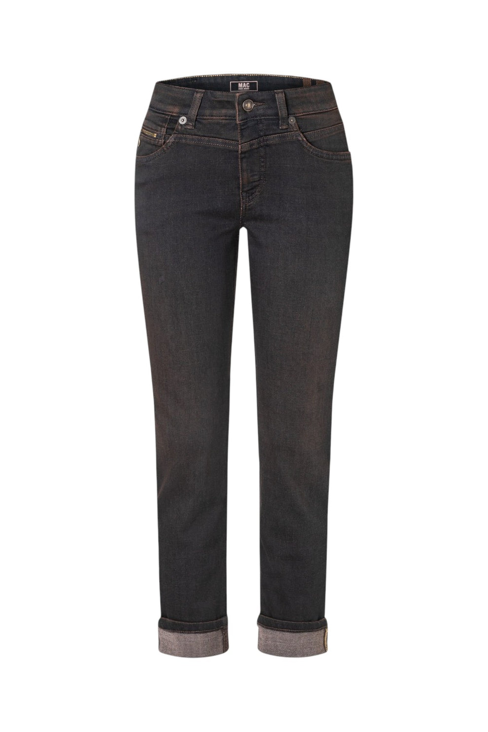 MAC W Rich Slim Soft Black Brow Jeans