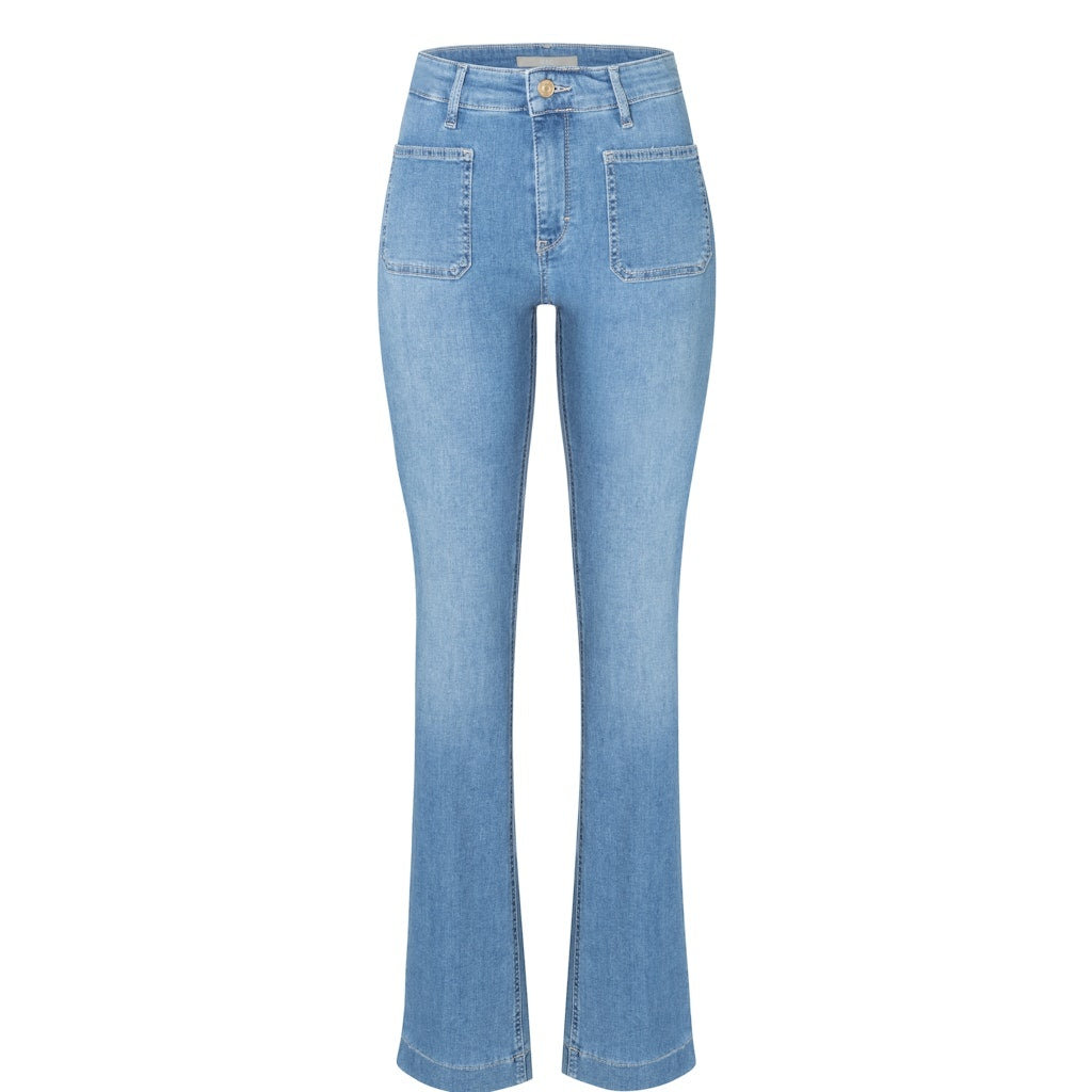 MAC W Boot Smart Pocket Bukser Clean Cobolt Blue