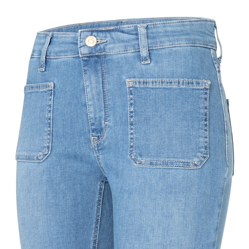 MAC W Boot Smart Pocket Bukser Clean Cobolt Blue