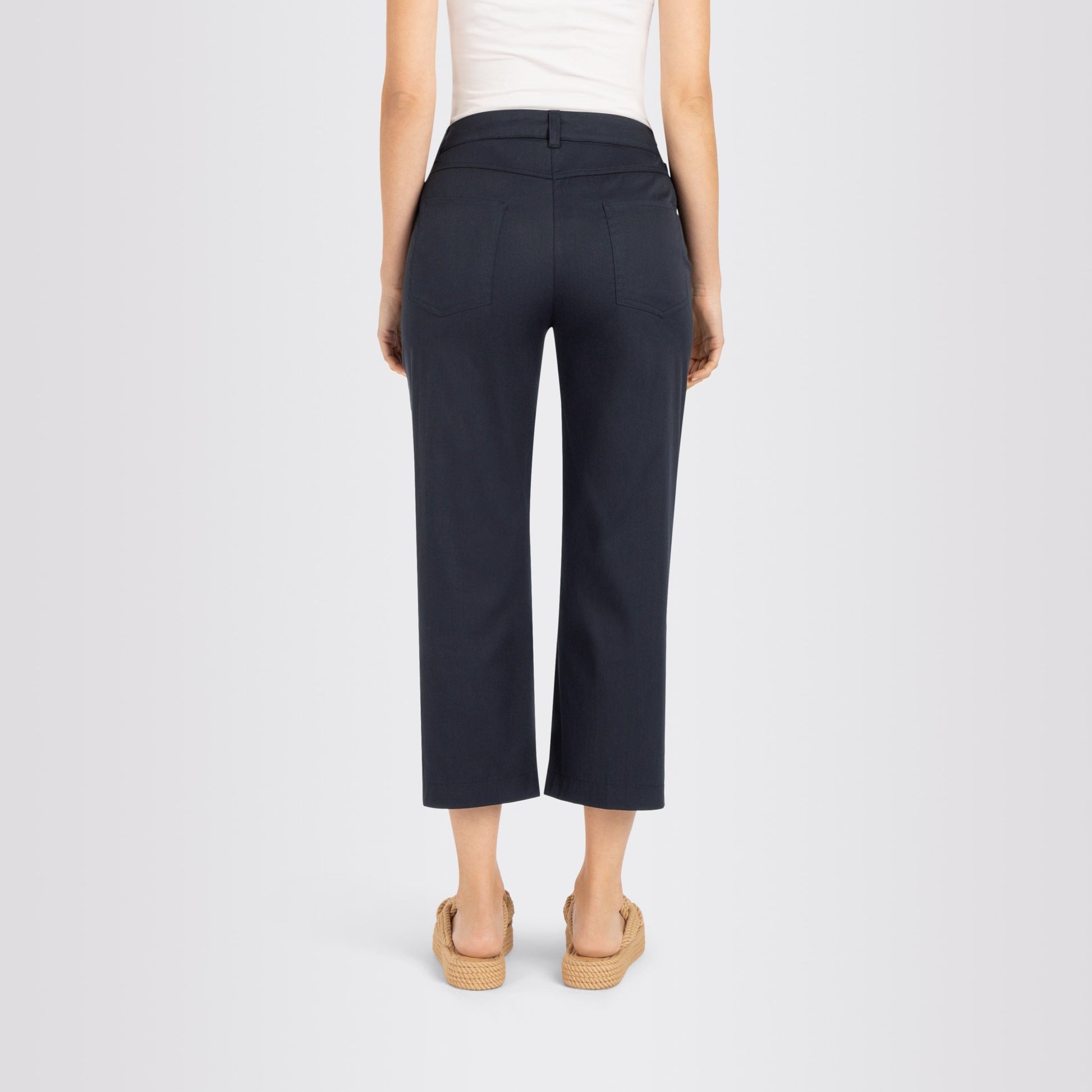 MAC W Nora Cropped Bukser Dark Blue