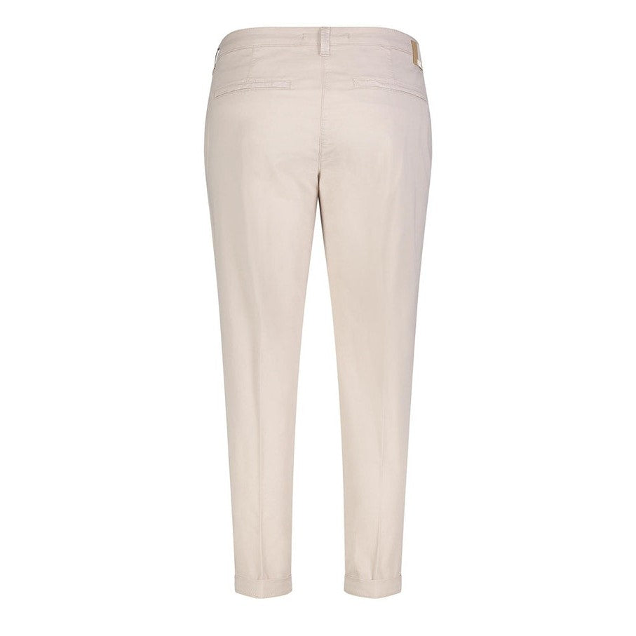 MAC W Chino Turn Up Bukser Ivory
