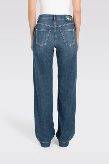 MAC W Dream Wide Jeans Authentic Dark Blue