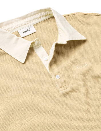 Forét Match Rugby Structured Sweatshirt Vintage Yellow