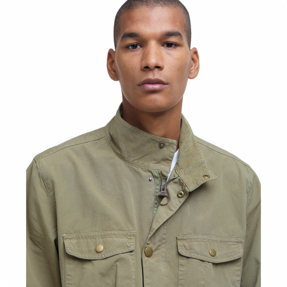 Barbour M Ogston Casual Jacket Bleached Olive