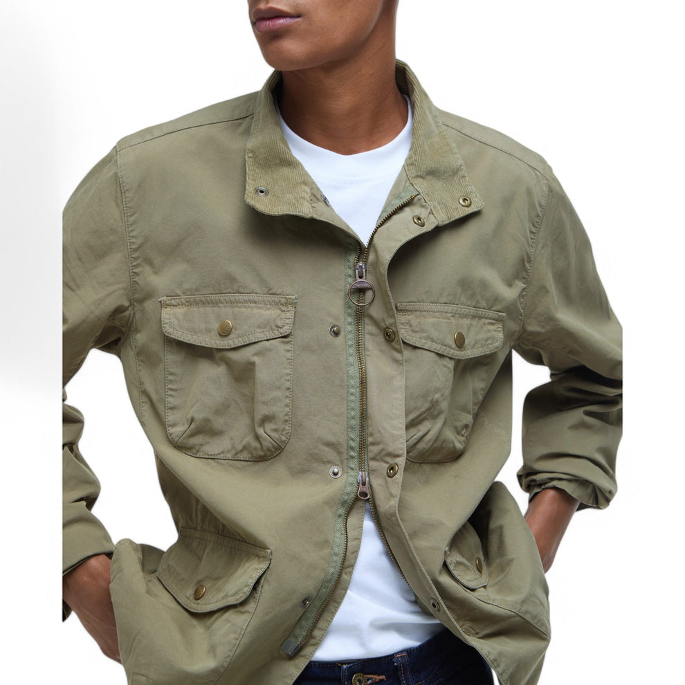 Barbour M Ogston Casual Jacket Bleached Olive