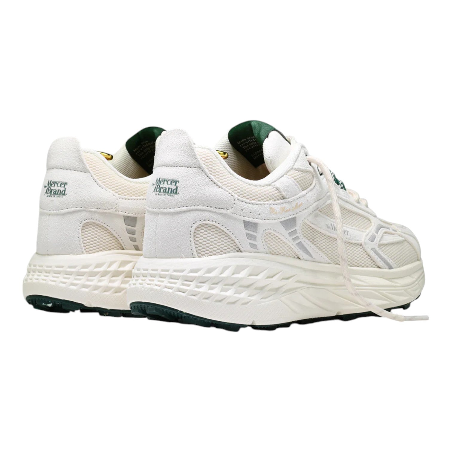 Mercer M The Re Run Max Suede White Green