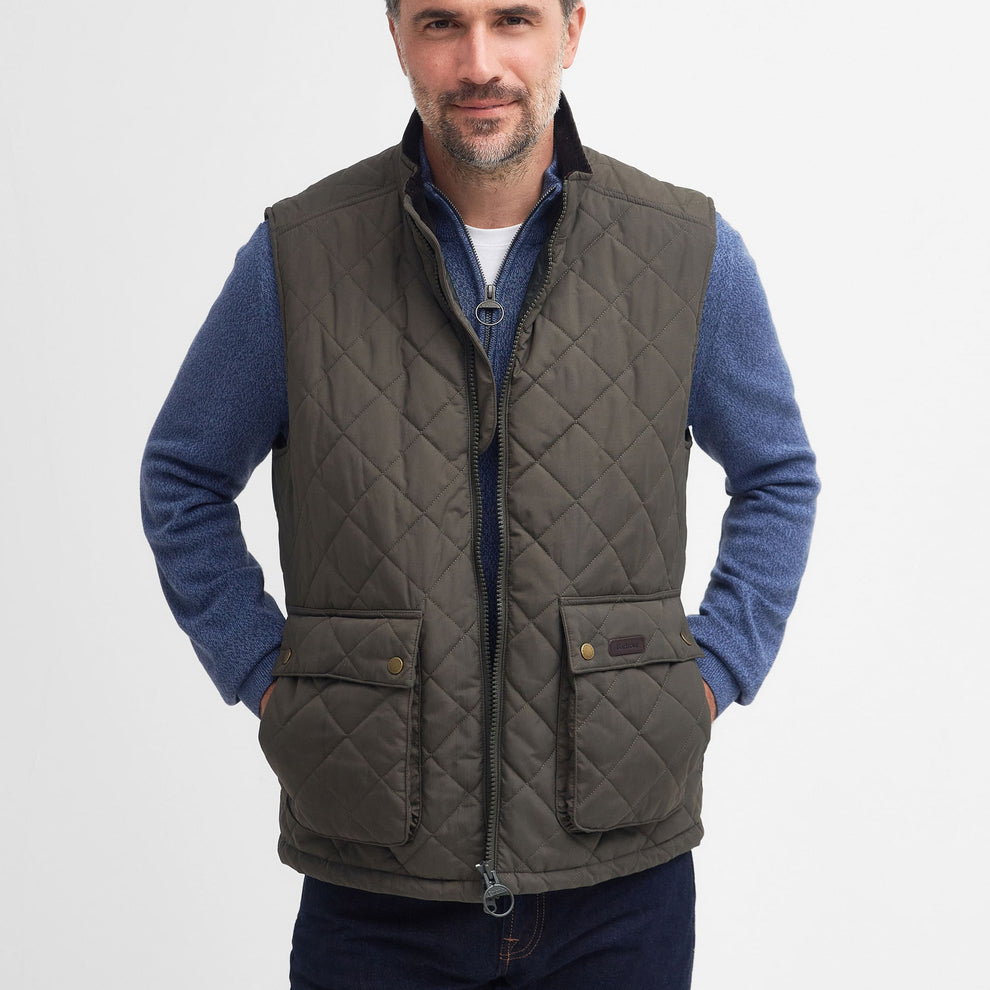 Barbour M Fernwood Gilet Vest Olive