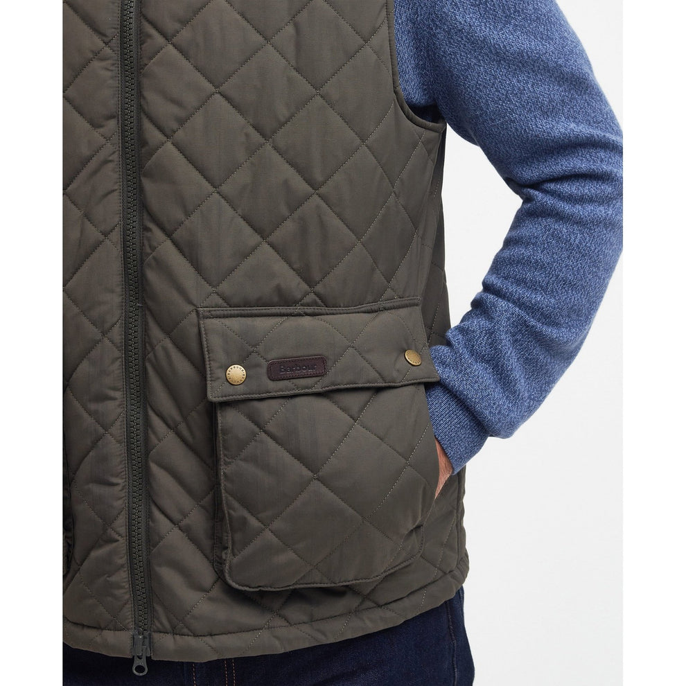 Barbour M Fernwood Gilet Vest Olive