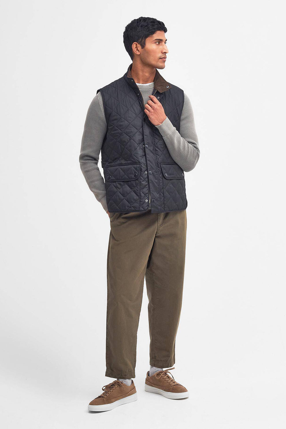 Barbour Lowerdale Gile Navy