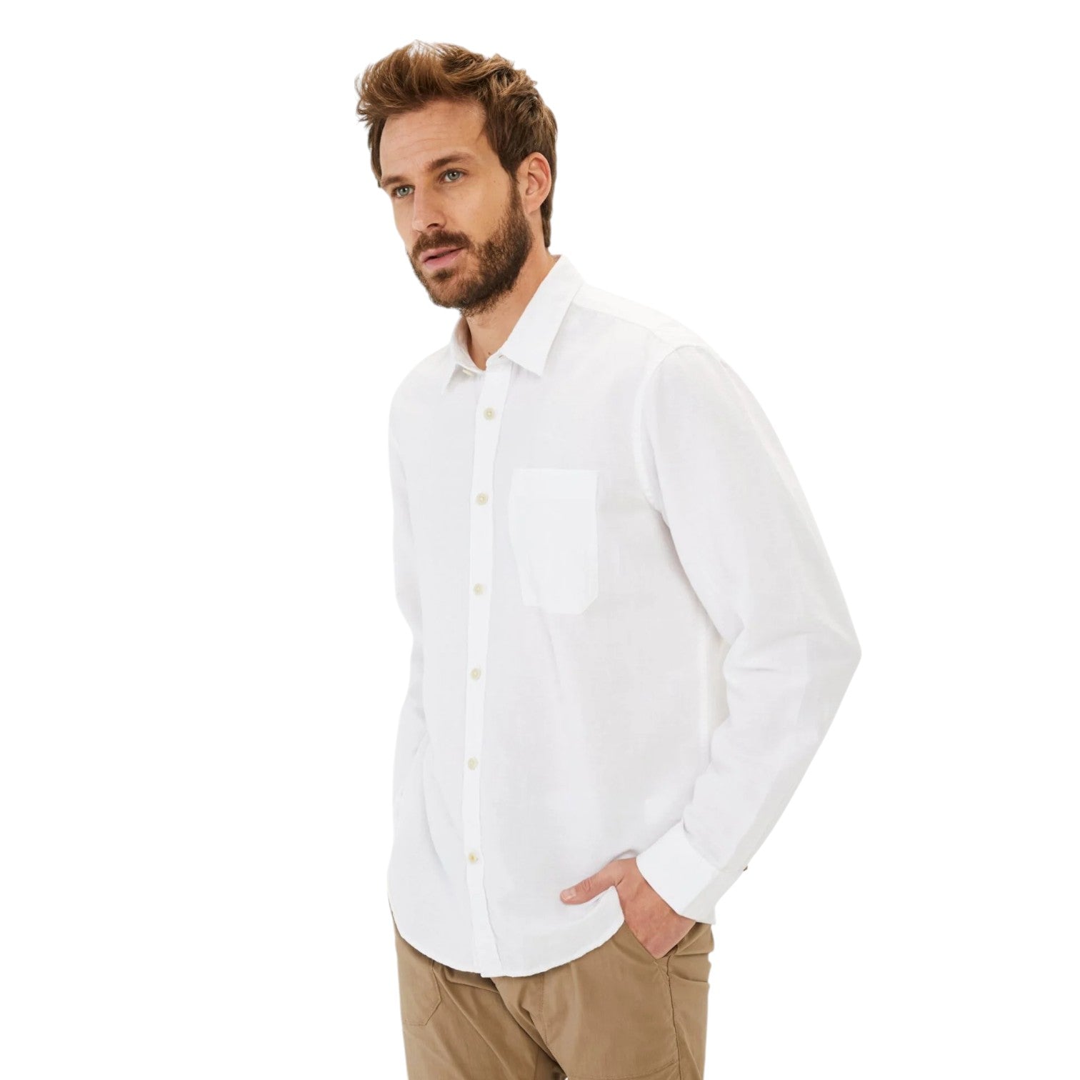 Camel Active M Longsleeve Shirt White