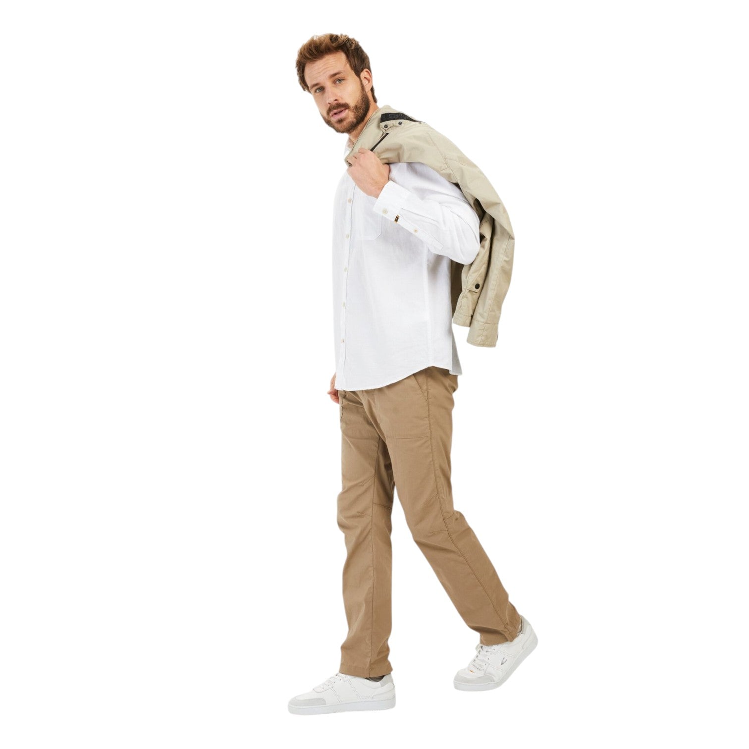 Camel Active M Longsleeve Shirt White