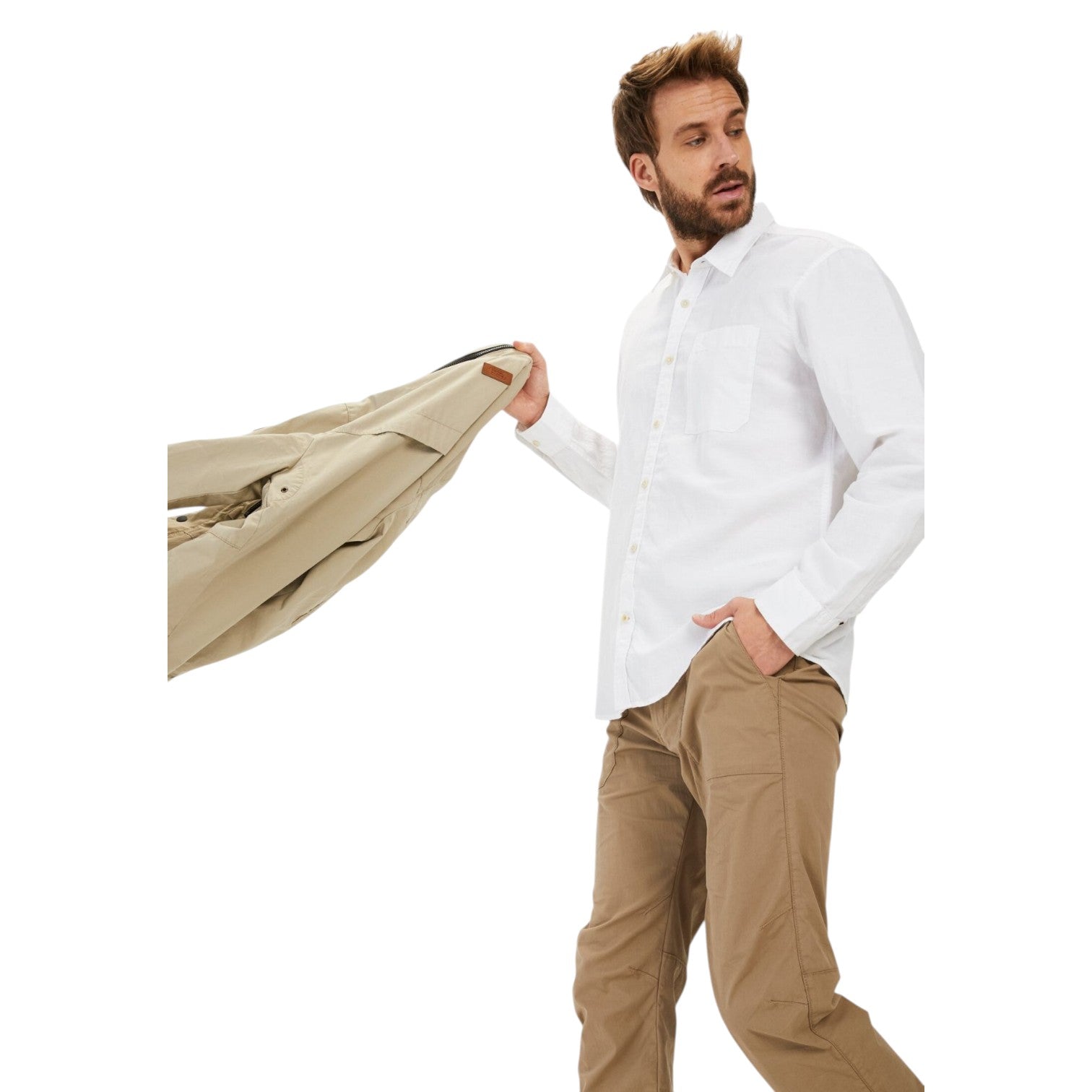 Camel Active M Longsleeve Shirt White