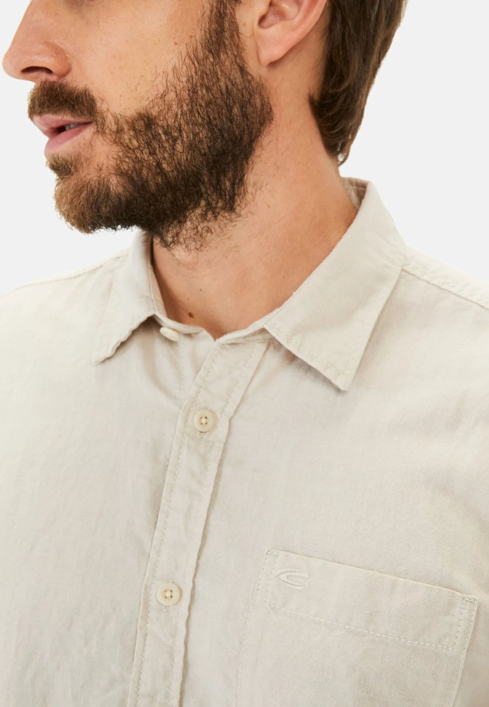 Camel Active M Longsleeve Shirt Beige