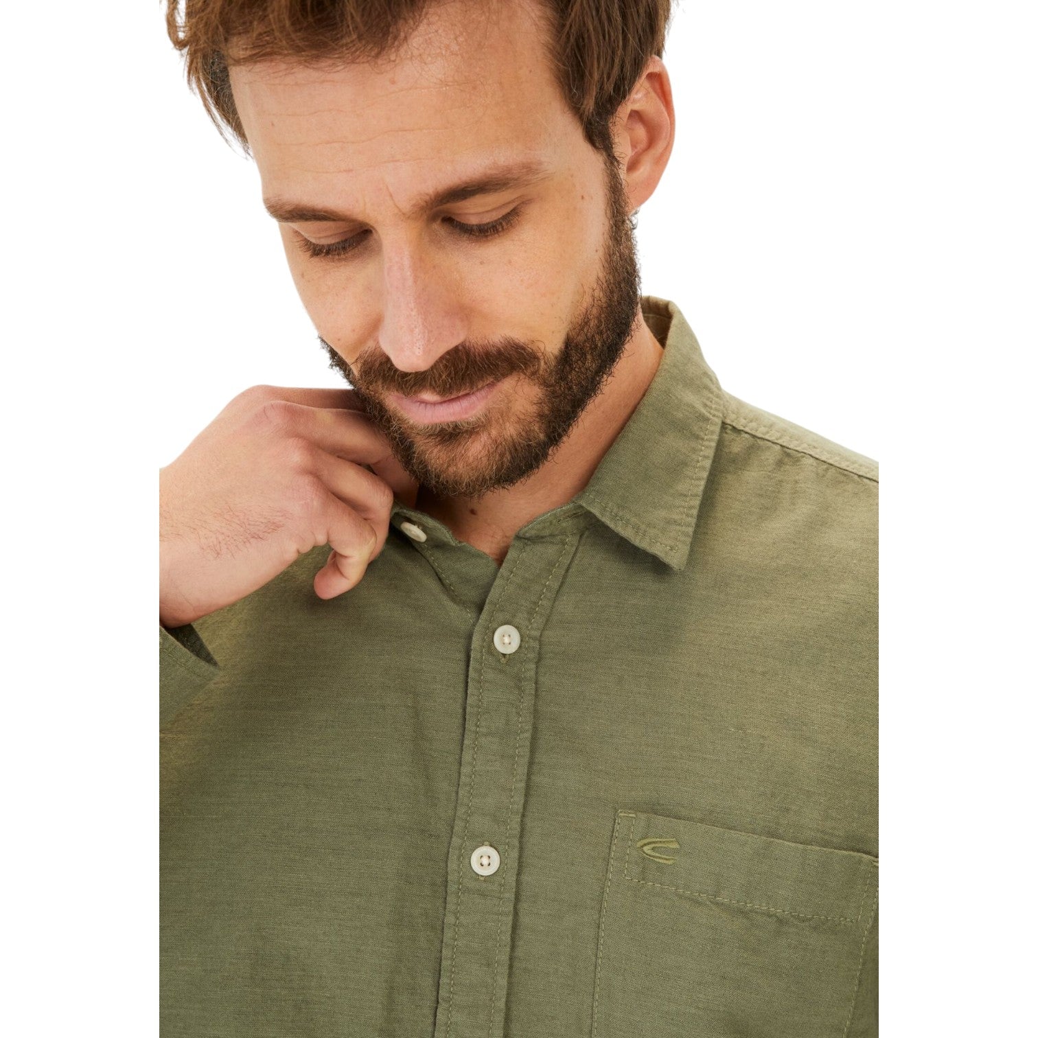 Camel Active M Longsleeve Shirt Dusty Khaki