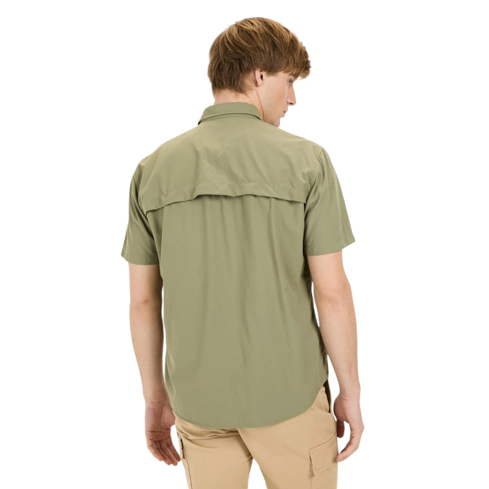 Camel Active M 5S68 Shortsleeve Shirt Mossstone