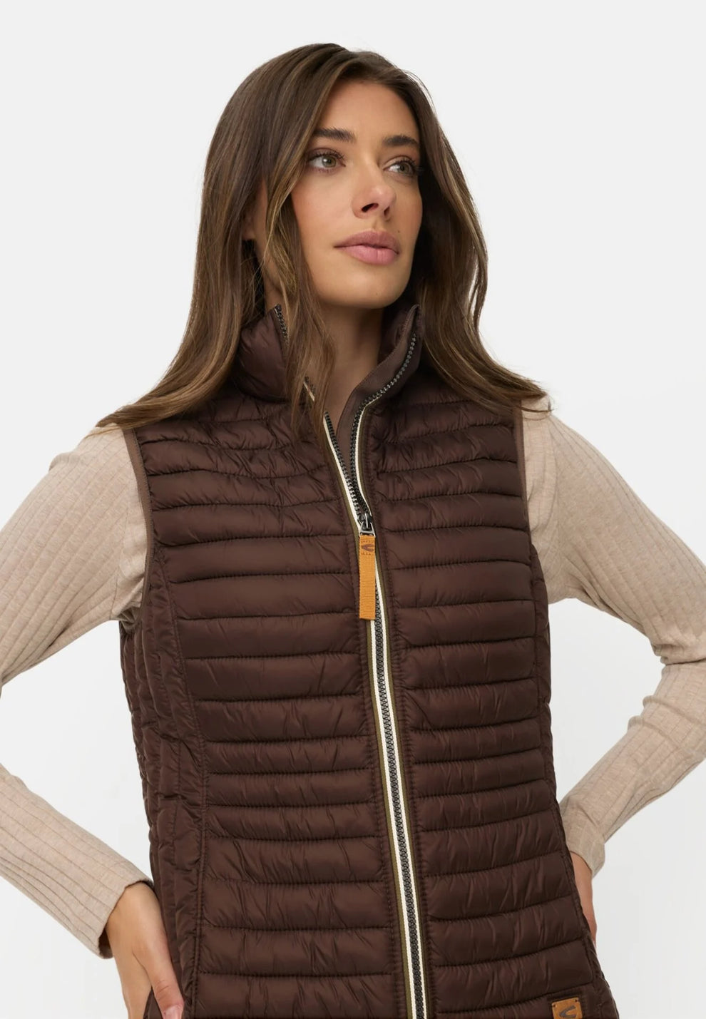 Camel Active W Vest Brown