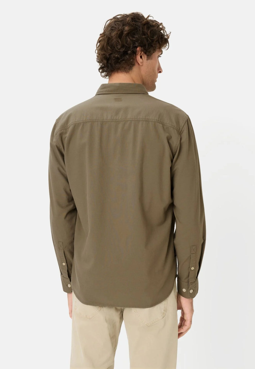 Camel Active M 7S05 Skjorte Khaki