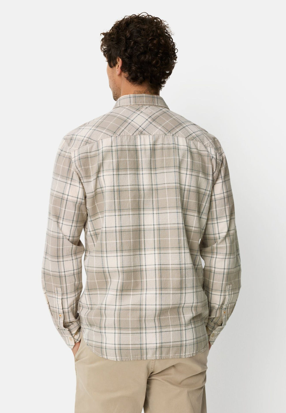 Camel Active M Longsleeve Shirt Grey Check