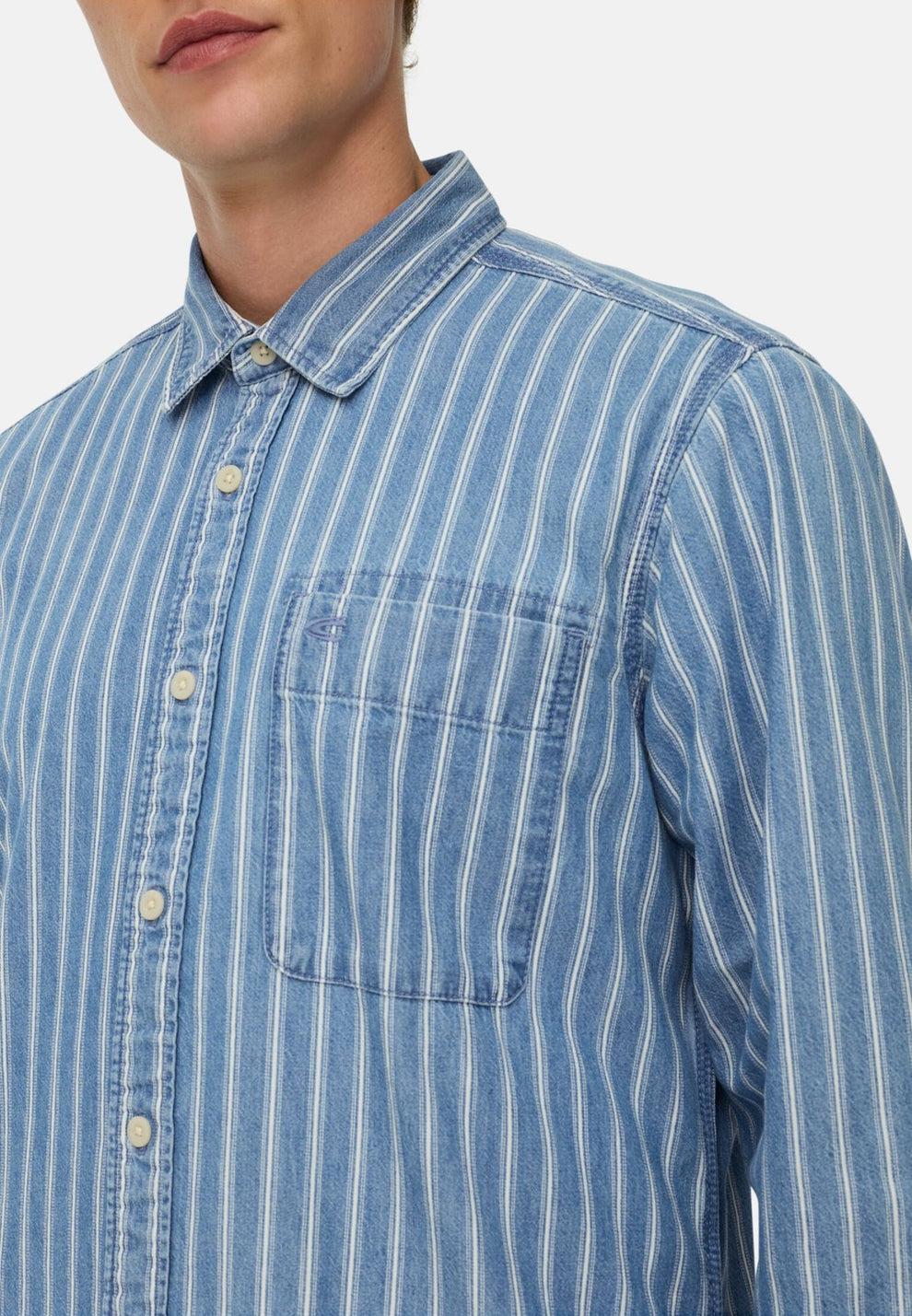 Camel Active W Shirts 1/1 Sleeves Tinted Blue 8S20