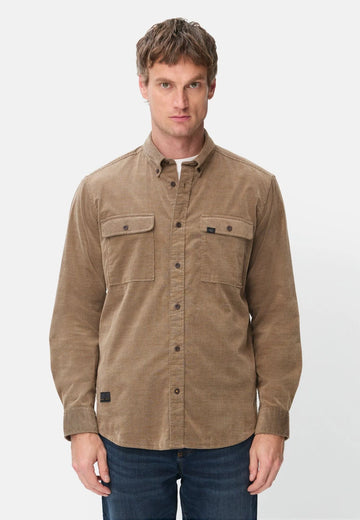 Camel Active M Shirts 1/1 Sleeves 8S41 Brown 24