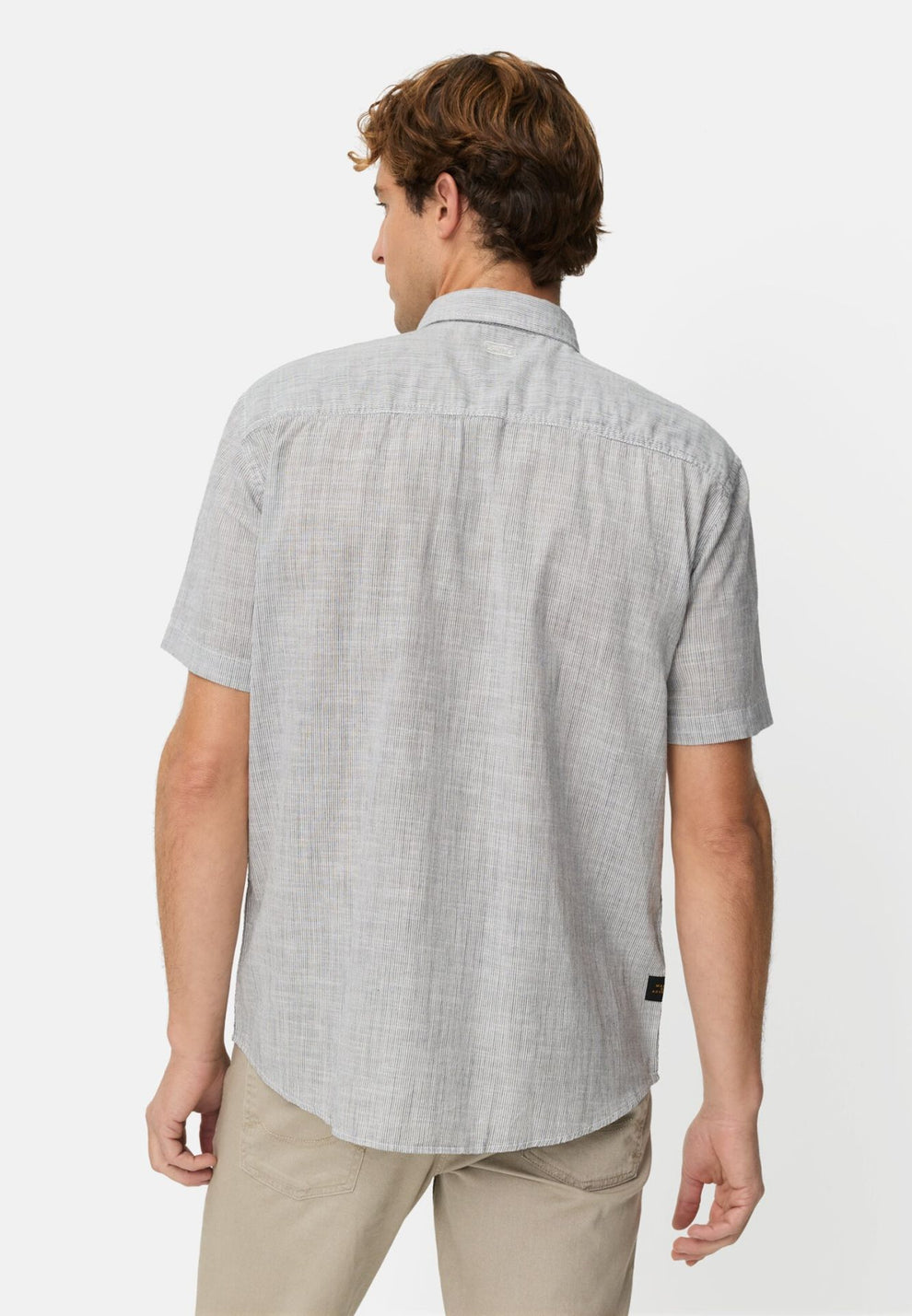 Camel Active M Skjorte Grey Stripe