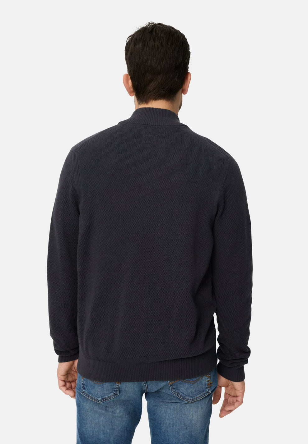 Camel Active M Knitted Cardigan 409501 Dark Blue