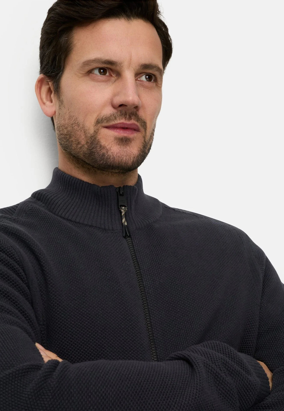 Camel Active M Knitted Cardigan 409501 Dark Blue