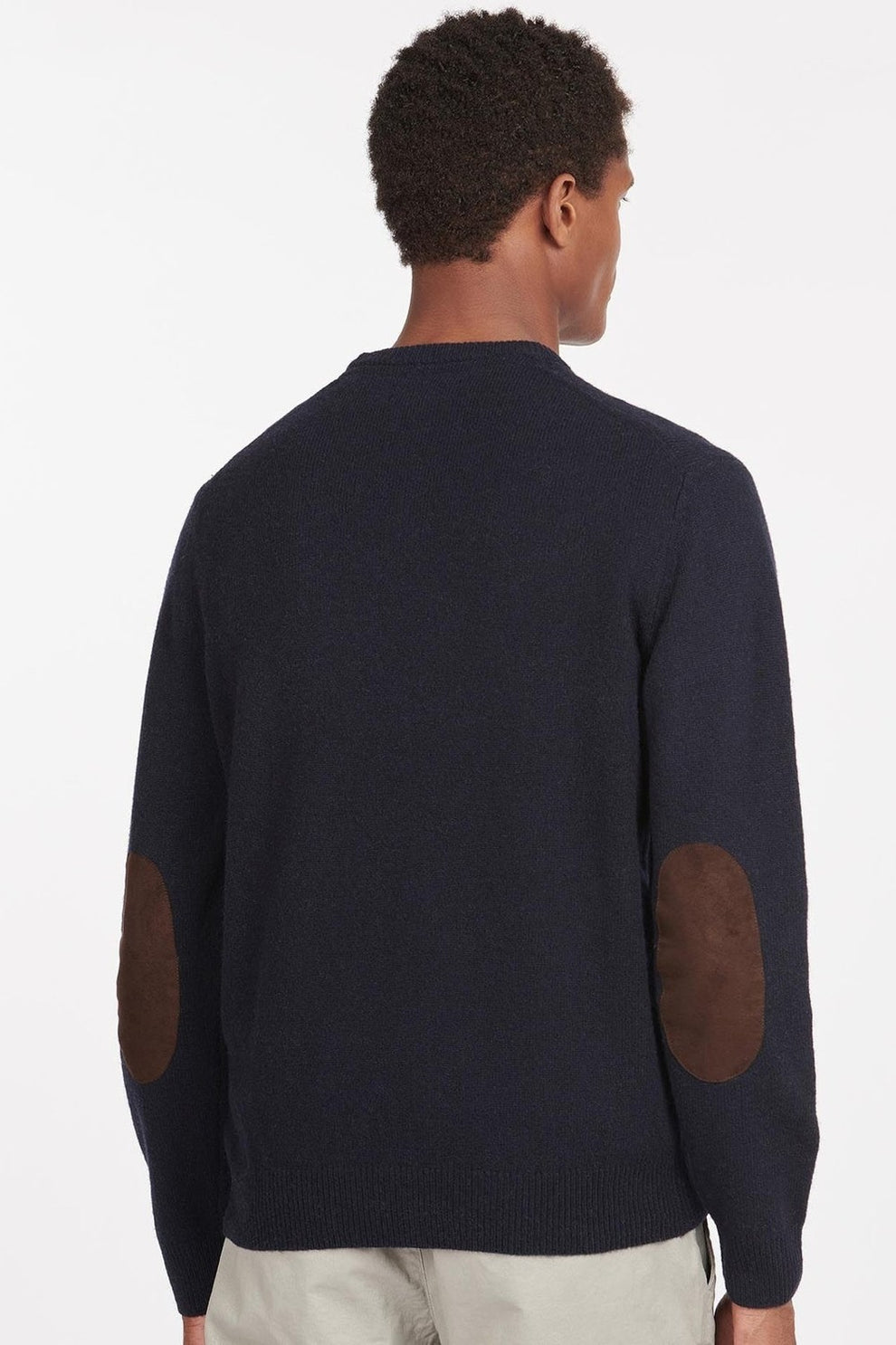 Barbour M Essential Patch Crew Strik Navy