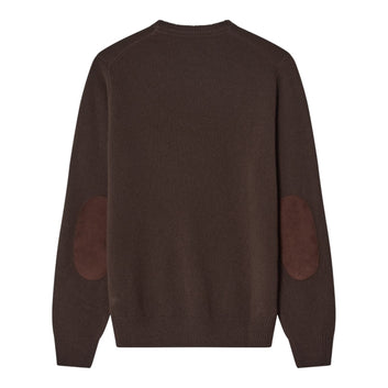 Barbour Essential Patch Crew Dark Oak