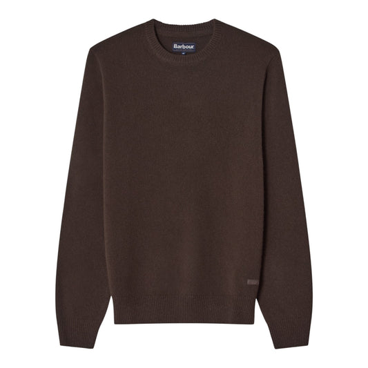 Barbour Essential Patch Crew Dark Oak