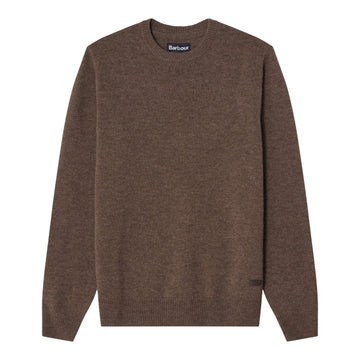 Barbour M Essential Patch Crew Strik Dark Stone