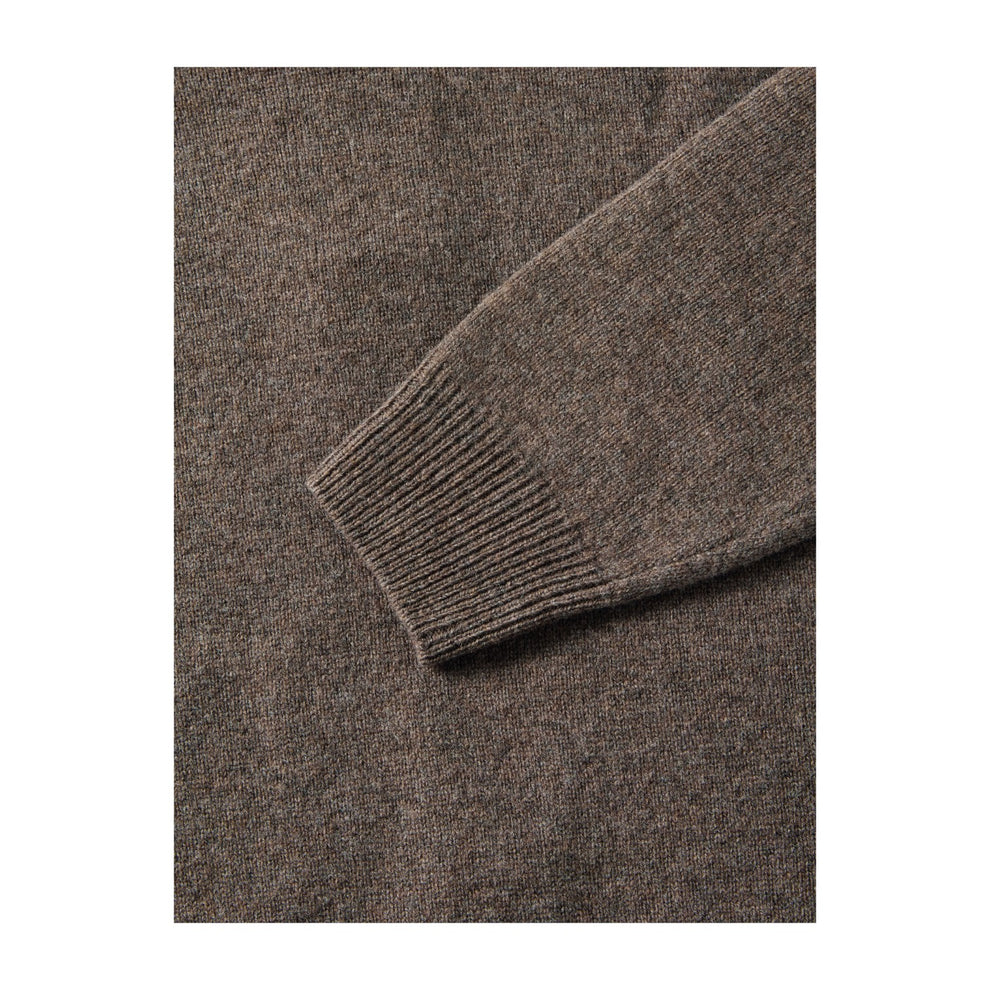 Barbour M Essential Patch Crew Strik Dark Stone