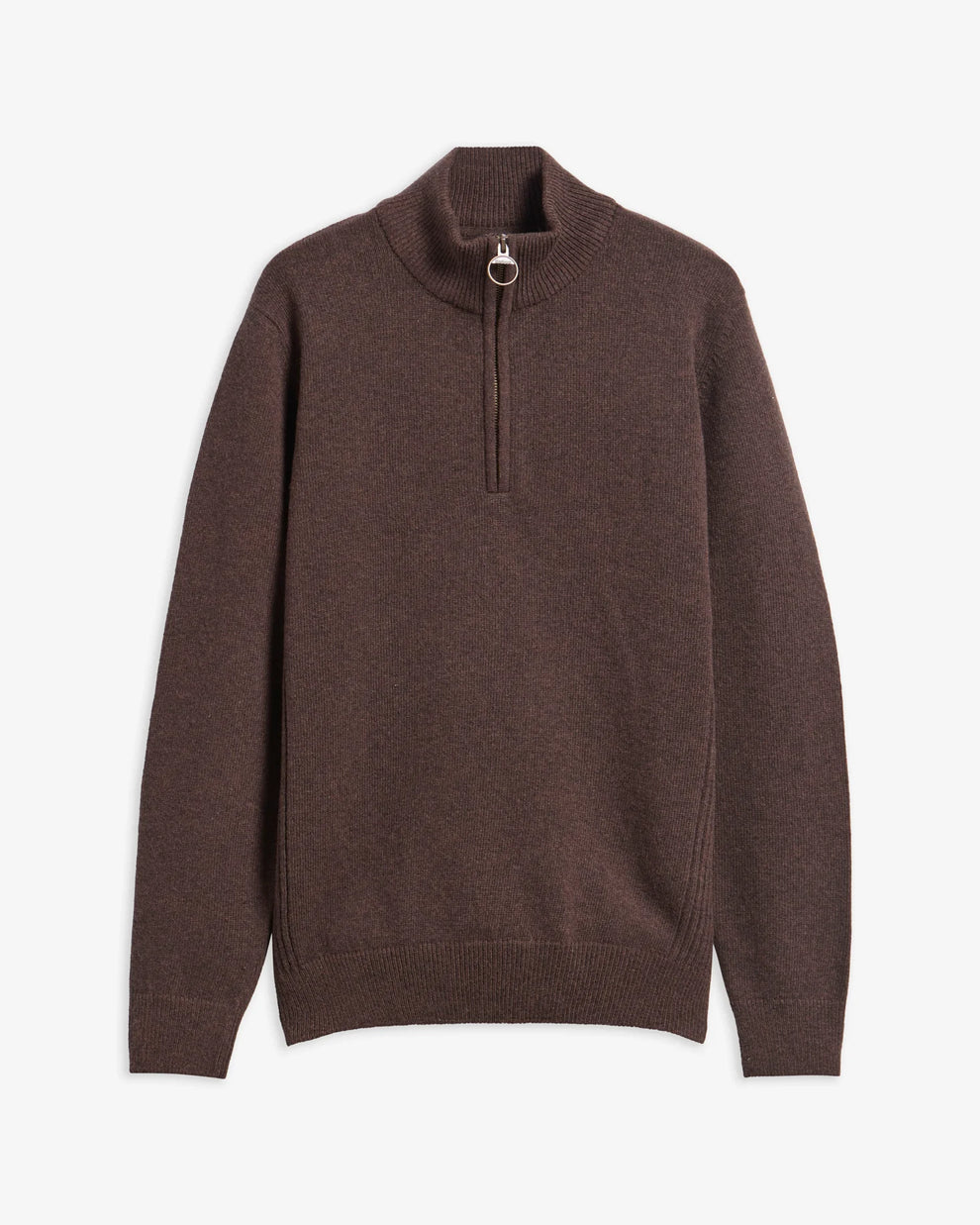 Barbour Holden Half Zip Dark Oak