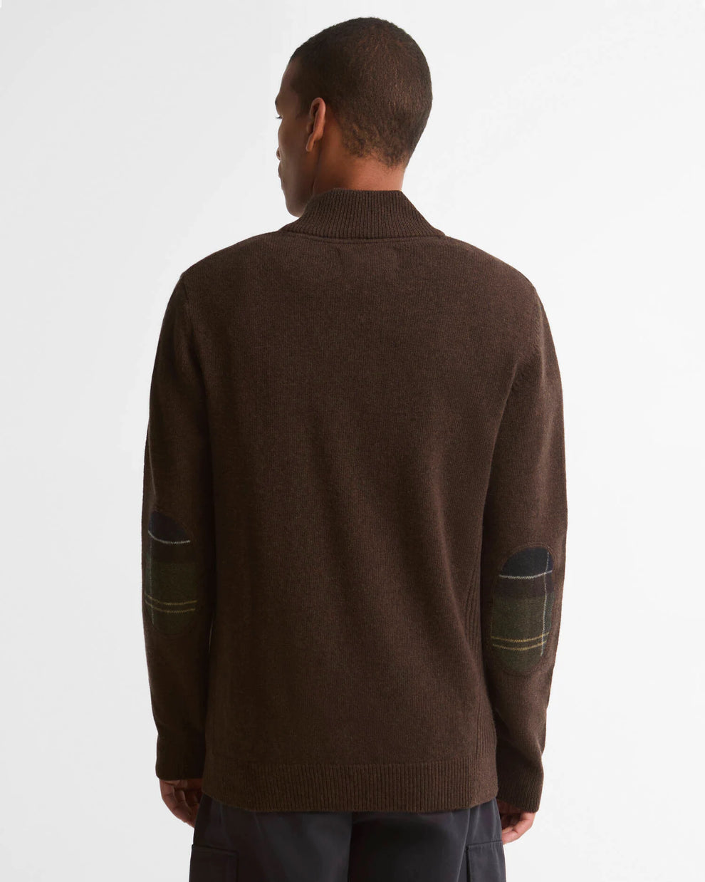 Barbour Holden Half Zip Dark Oak