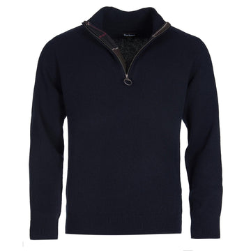 Barbour M Holden Half Zip Navy